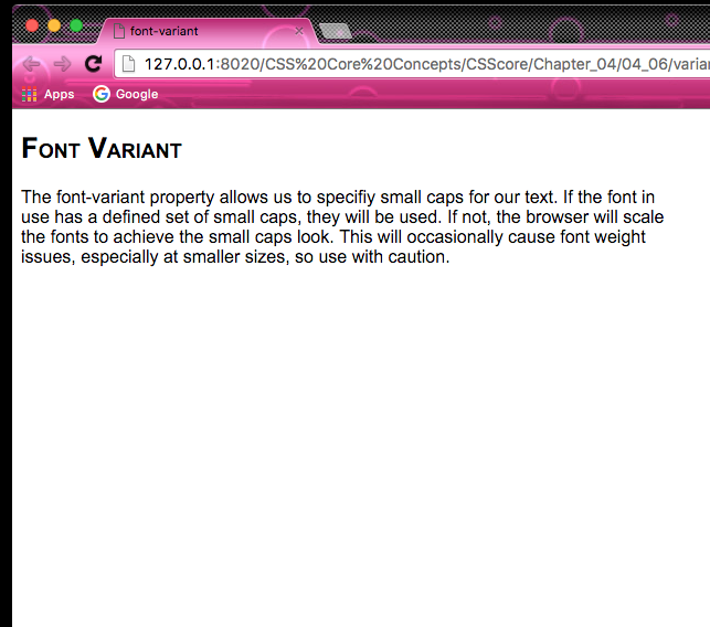 Ch. 4: Basic Text Formatting