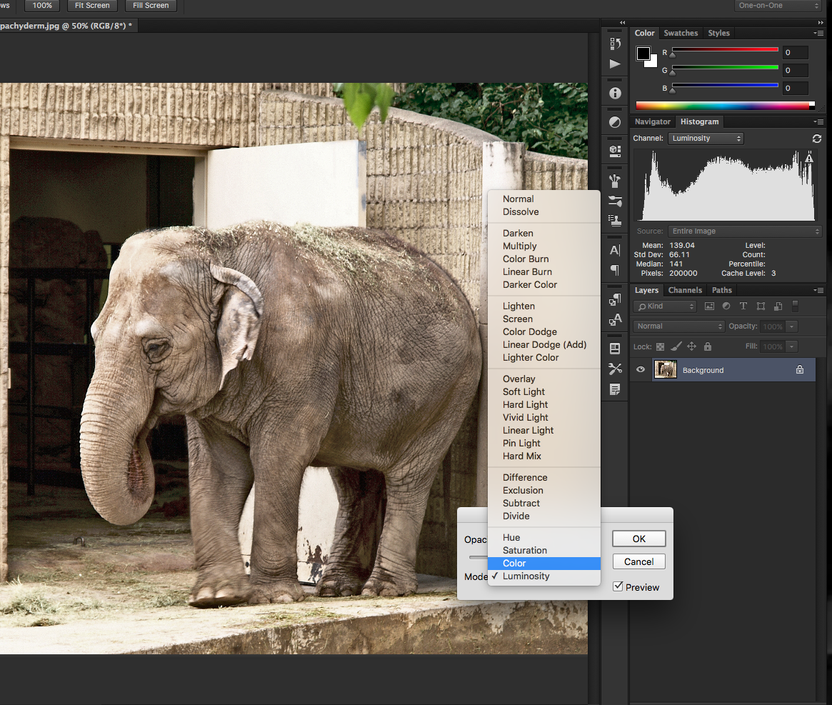 Ch. 7: Adjusting Luminance