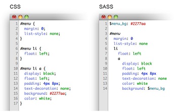 CSS/SASS comparison